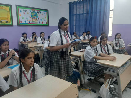 St. Mark's World School, Meera Bagh - Celebrating the Bard by students of Class XII : Click to Enlarge