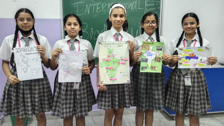 St. Mark's World School, Meera Bagh - International Biodiversity Day Activity : Click to Enlarge