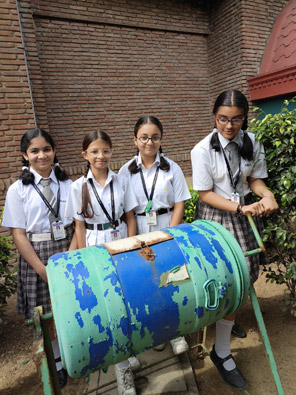 St. Mark's World School, Meera Bagh - World Biofuel Day by Class VIII : Click to Enlarge