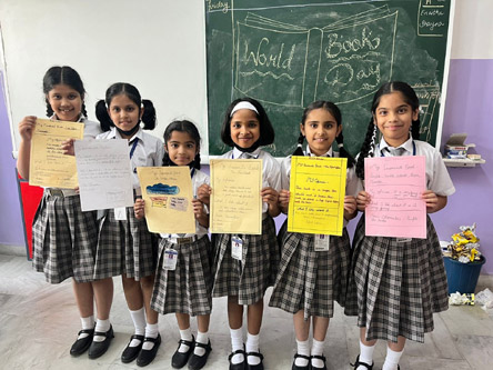 St. Mark's World School, Meera Bagh - World Book Day Celebrations for Classes 3 and 4 : Click to Enlarge