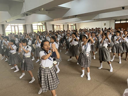 St. Mark's World School, Meera Bagh - International Dance Day : Click to Enlarge