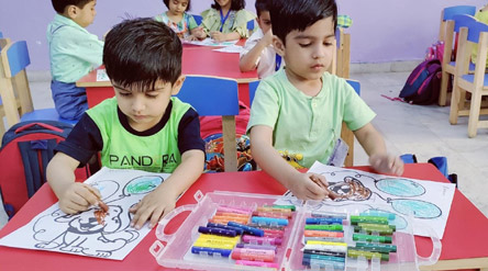St. Mark's World School, Meera Bagh - Earth Day celebrations by Classes Seedling to 1 : Click to Enlarge