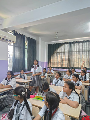 St. Mark's World School, Meera Bagh - World Heart Day : Click to Enlarge