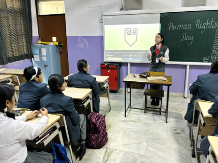 St. Mark's World School, Meera Bagh - Human Rights Day 2023 : Click to Enlarge