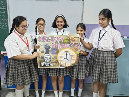 St. Mark's World School, Meera Bagh - Nelson Mandela Day Celebrations : Click to Enlarge