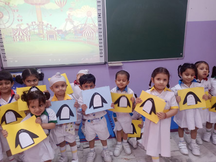 St. Mark's World School, Meera Bagh - World Penguin Day : Click to Enlarge