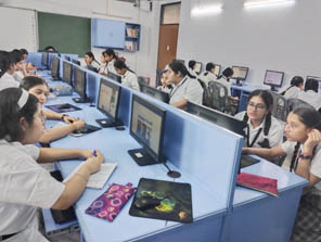 St. Mark's World School, Meera Bagh - Pi Approximation Day : Click to Enlarge