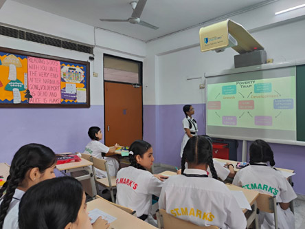 St. Mark's World School, Meera Bagh - International Day for Eradication of Poverty : Click to Enlarge