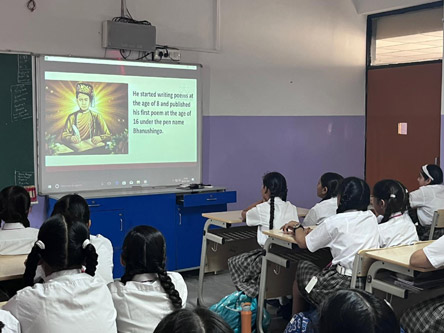 St. Mark's World School, Meera Bagh - Rabindranath Tagore Jayanti : Click to Enlarge