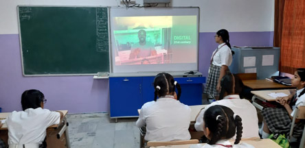 St. Mark's World School, Meera Bagh - World Telecommunication Day : Click to Enlarge