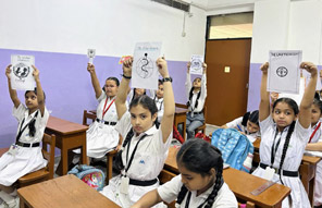 St. Mark's World School, Meera Bagh - UN Day 2023: Class 5 : Click to Enlarge