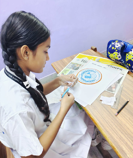 St. Mark's World School, Meera Bagh - UN Day 2023: Class 7 : Click to Enlarge
