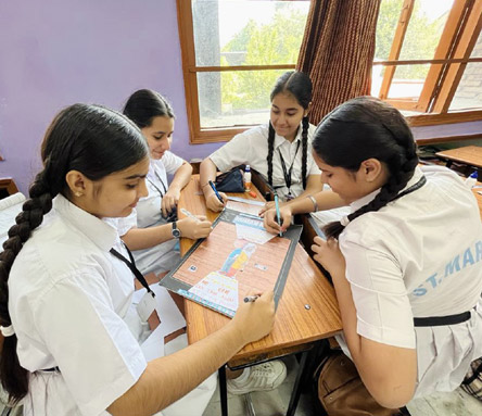 St. Mark's World School, Meera Bagh - UN Day 2023: Class 9 : Click to Enlarge