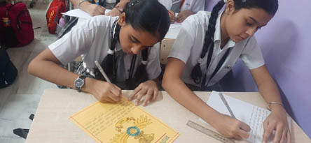 St. Mark's World School, Meera Bagh - Vayusena Diwas Celebration : Click to Enlarge
