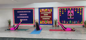 St. Mark's World School, Meera Bagh - International Yoga Day : Click to Enlarge