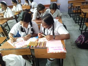 SMS Girls School, Meera Bagh - Series of Activities for Classes Seedling to IX and XI : Click to Enlarge