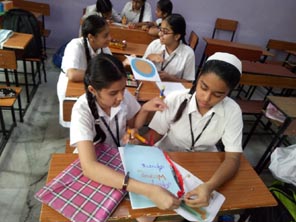 SMS Girls School, Meera Bagh - Series of Activities for Classes Seedling to IX and XI : Click to Enlarge