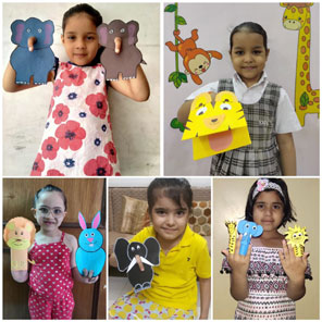 SMS Girls School, Meera Bagh - World Animal Day for Class 1 and 2 : Click to Enlarge