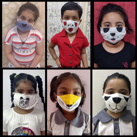 SMS Girls School, Meera Bagh - World Animal Day for Class Sapling C : Click to Enlarge