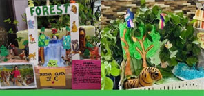 SMS Girls School, Meera Bagh - International Tiger Day by Classes III and IV : Click to Enlarge
