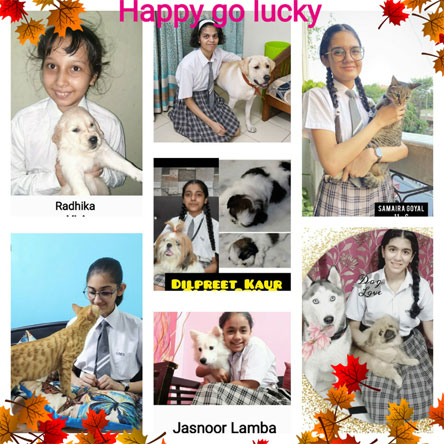 SMS Girls School, Meera Bagh - World Animal Day : Click to Enlarge