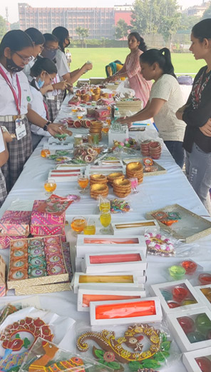 SMS Girls School, Meera Bagh - Diwali Stall 2022 : Click to Enlarge