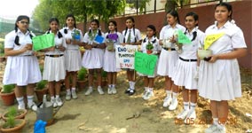 SMS Girls School - Eco Club - Eno Tree Planting Day : Click to Enlarge