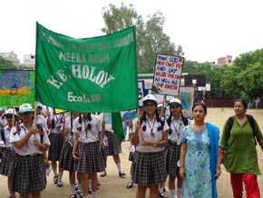 Kesholoy Eco Club of St. Mark's Girls School organized Prakriti Sanrakshan Prayas Rally - Click to Enlarge