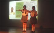 SMS Girls School Students of classes VIII and IX of Kesholoy Eco Club prepared PPT's of River Day Powerpoint Celebrations : Click to Enlarge