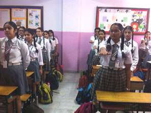 St. Mark's Girls School, Meera Bagh - Vigilance Awareness Week : Click to Enlarge