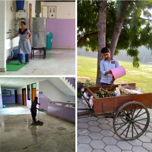 SMS Girls School, Meera Bagh - Waste Management : Click to Enlarge