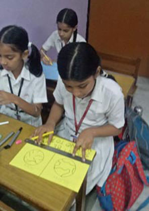 SMS Girls School, Meera Bagh - Gandhi Jayanti Celebrations : Click to Enlarge