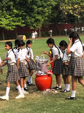 SMS Girls School, Meera Bagh - Gandhi Jayanti Celebrations : Click to Enlarge