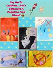 St. Mark's Girls School - Say no to Crackers : Anti Cracker Activity : Click to Enlarge
