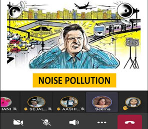 St. Mark's Girls School - Noise Pollution Activity for Classes 8 and 9 : Click to Enlarge