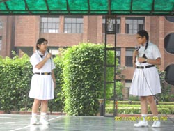 SMS, Girls School - Special Assembly : Click to Enlarge