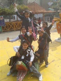 SMS Girls School - Picnic for Classes II & III to Fun n Food Village : Click to Enlarge