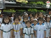 St. Mark's Girls School - Reliance fresh visit of Class Seedling : Click to Enlarge
