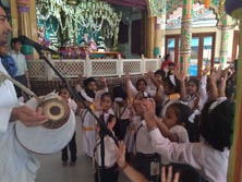St. Mark's Girls School - Visit to ISKCON Temple : Click to Enlarge