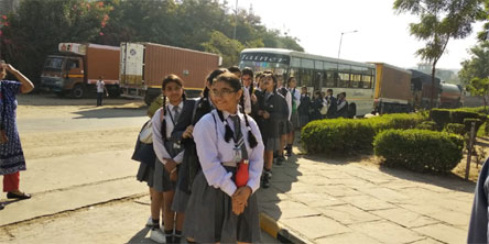 St. Mark's Girls School - Dudhmansagar Dairy : Amul visit : Click to Enlarge