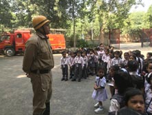 St. Mark's Girls School - Visit to Fire Station by Class Seedling : Click to Enlarge
