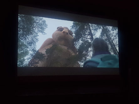 St. Mark's Girls School - Watching a Finnish Movie : Click to Enlarge