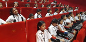 St. Mark's Girls School - Grade 4 and 5 students watched Movie : Lion King : Click to Enlarge