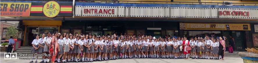 St. Mark's Girls School - Class VII students watched the Movie : Spider Man : Click to Enlarge