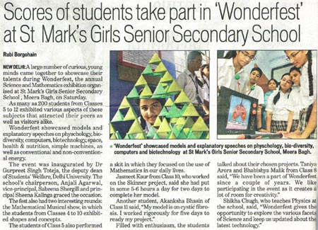 SMS, Girls School - Science & Maths Exhibition - Click to Enlarge
