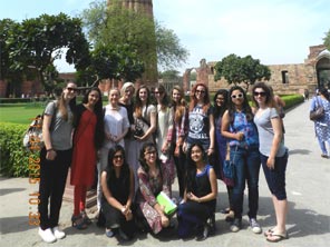 St. Mark's Girls Sr. Sec. School, Meera Bagh hosts delegates from I.T.S Deledda-Fabiani, Trieste, Italy : Click to Enlarge
