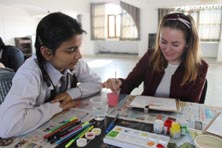 St. Mark's Girls School, Meera Bagh - India - Denmark Student Exchange Programme : Click to Enlarge