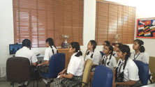 St. Mark's Girls School, Meera Bagh - Video Conference session with O Parque Bilingual School, Portugal : Click to Enlarge