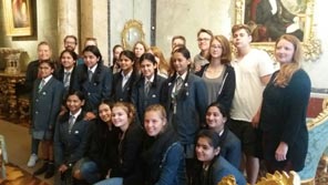 St. Mark's Girls School, Meera Bagh - JIndia and Italy : Celebrating International Friendship Week : Click to Enlarge