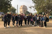 St. Mark's Girls School, Meera Bagh - Cultural Exchange Programme : visit by Lithuanian students : Click to Enlarge
